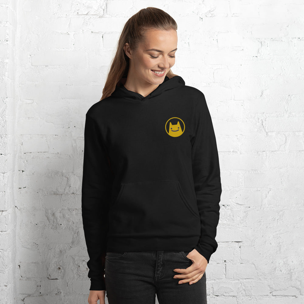Aeolidia Coziest Pullover Hoodie Black front