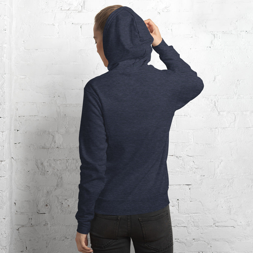 Aeolidia Coziest Pullover Hoodie Heather Navy back