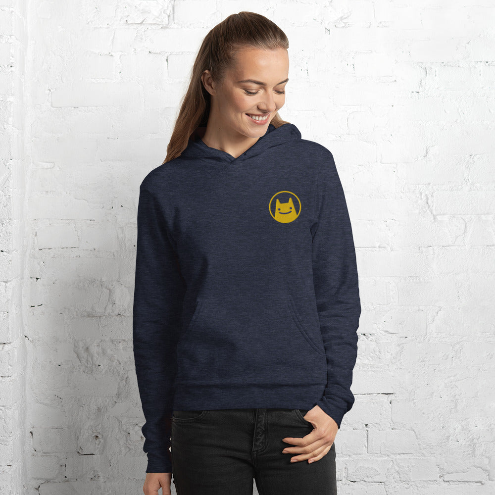 Aeolidia Coziest Pullover Hoodie Heather Navy front
